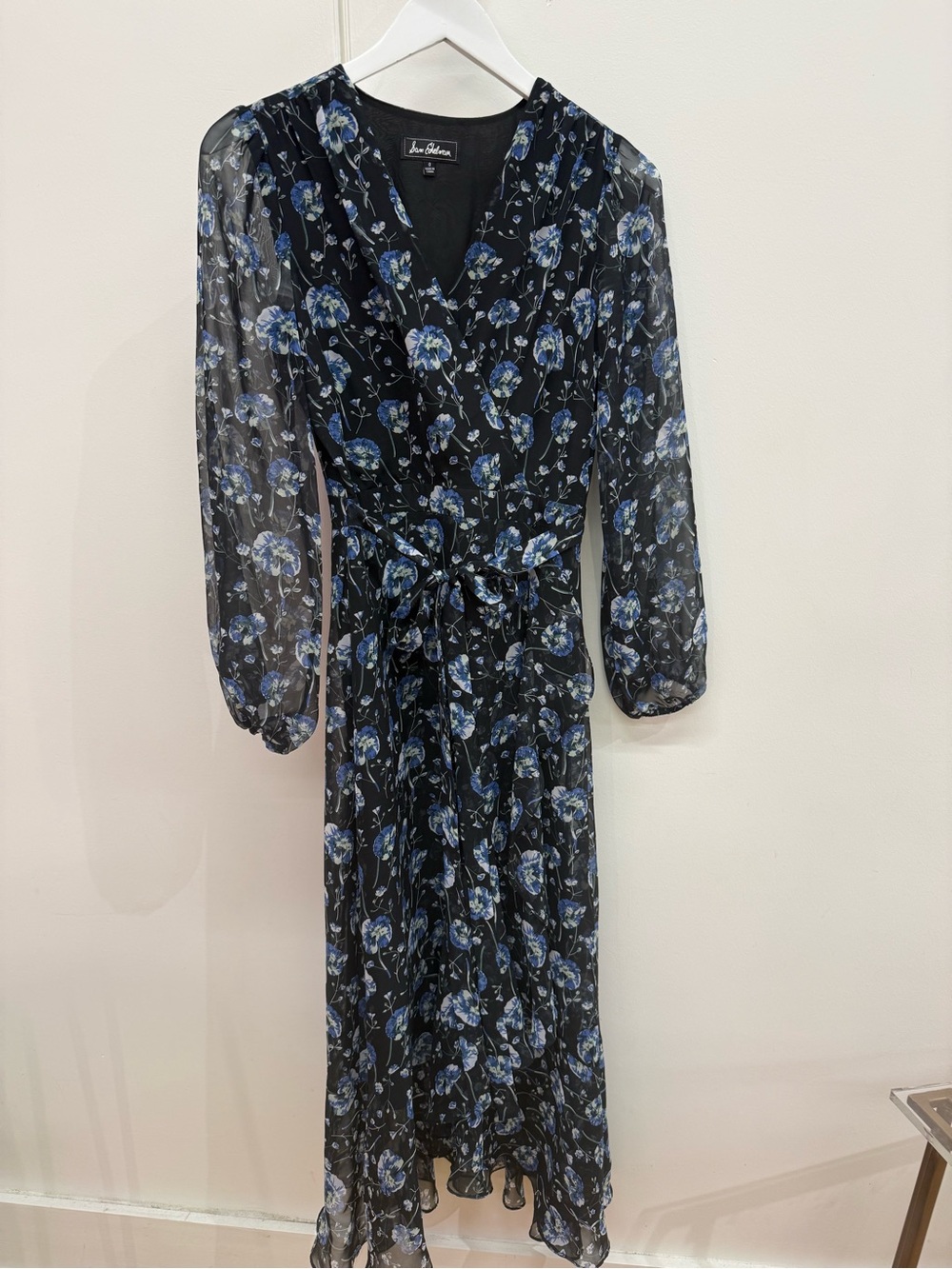 Sam Edelman Floral Maxi Dress - Blue Print